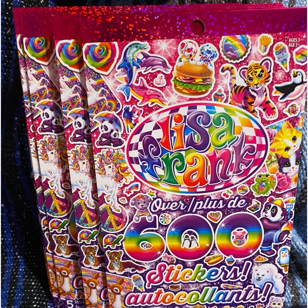 LISA FRANK 
Sticker Books